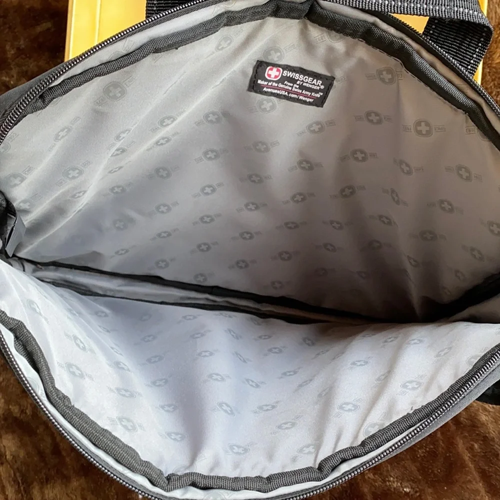 Swiss Gear Black Neoprene Padded‎ Computer Tote